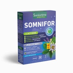 Santarome Somnifor 4 Actions Mélatonine 1.9mg 30 tablets