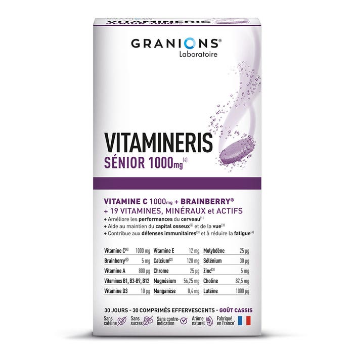Granions Vitamineris Senior 1000mg 30 tablets