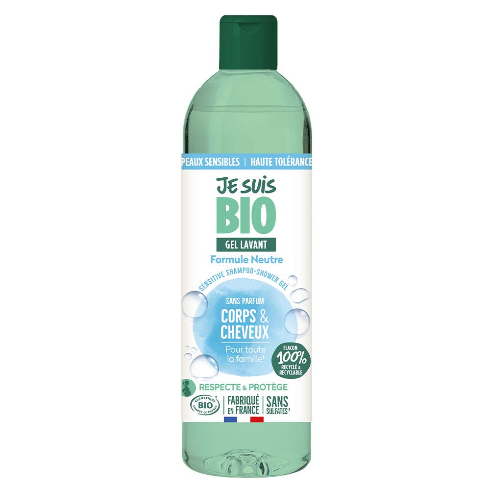Je suis Bio Perfumes Free Shower Gel Bioes Body and Hair Sensitive Skin 250ml