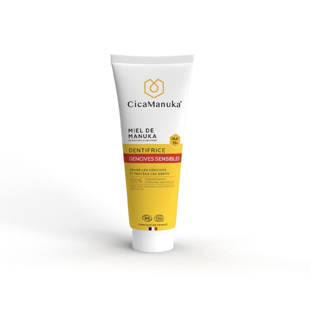 Cica Manuka IAA15+ Manuka Honey Sensitive Gums Toothpaste Au Miel de Manuka IAA15+ 75ml