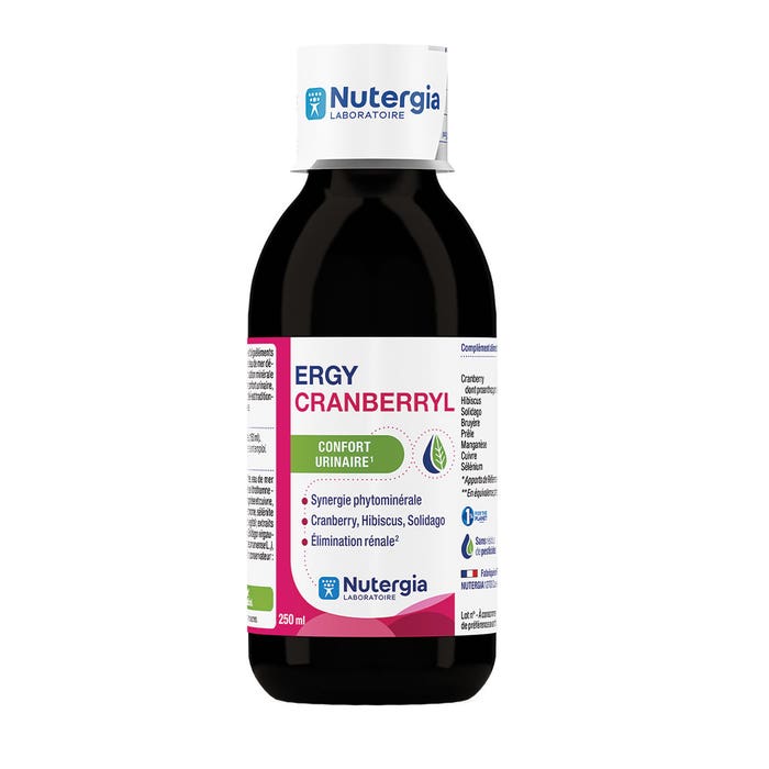 Ergycranberryl Urinary Comfort 250ml Confort Urinaire Nutergia