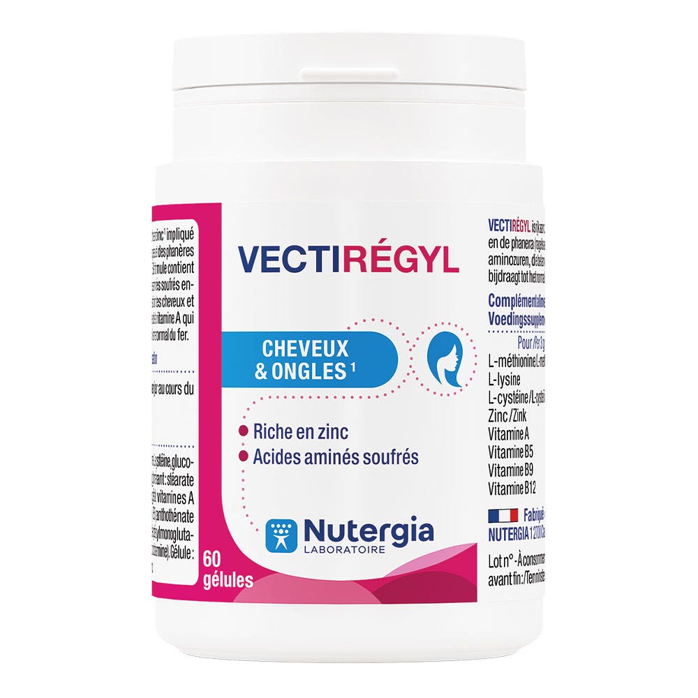 Nutergia Vecti-regyl Cheveux et ongles 60 capsules