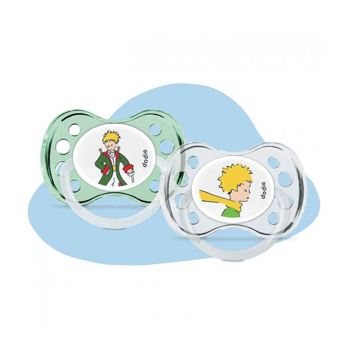 Dodie Anatomical Pacifiers The Little Prince Coat 6 Months and Plus x2