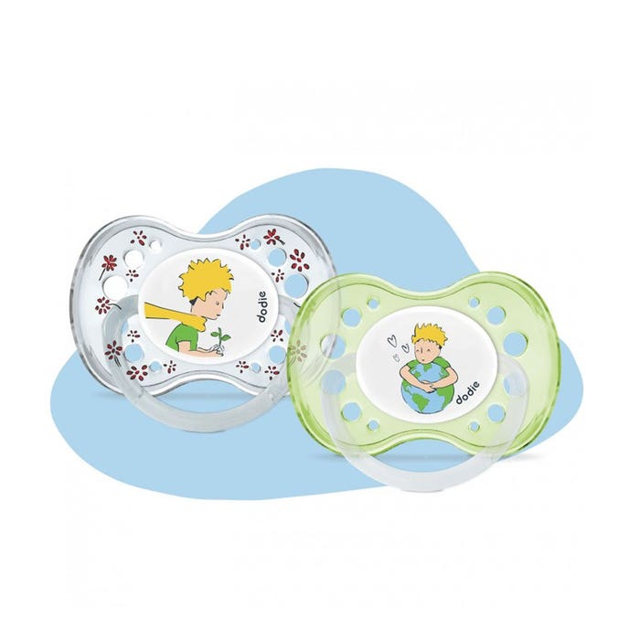 Dodie Anatomical Soothers The Little Prince Earth 18 months and Plus x2
