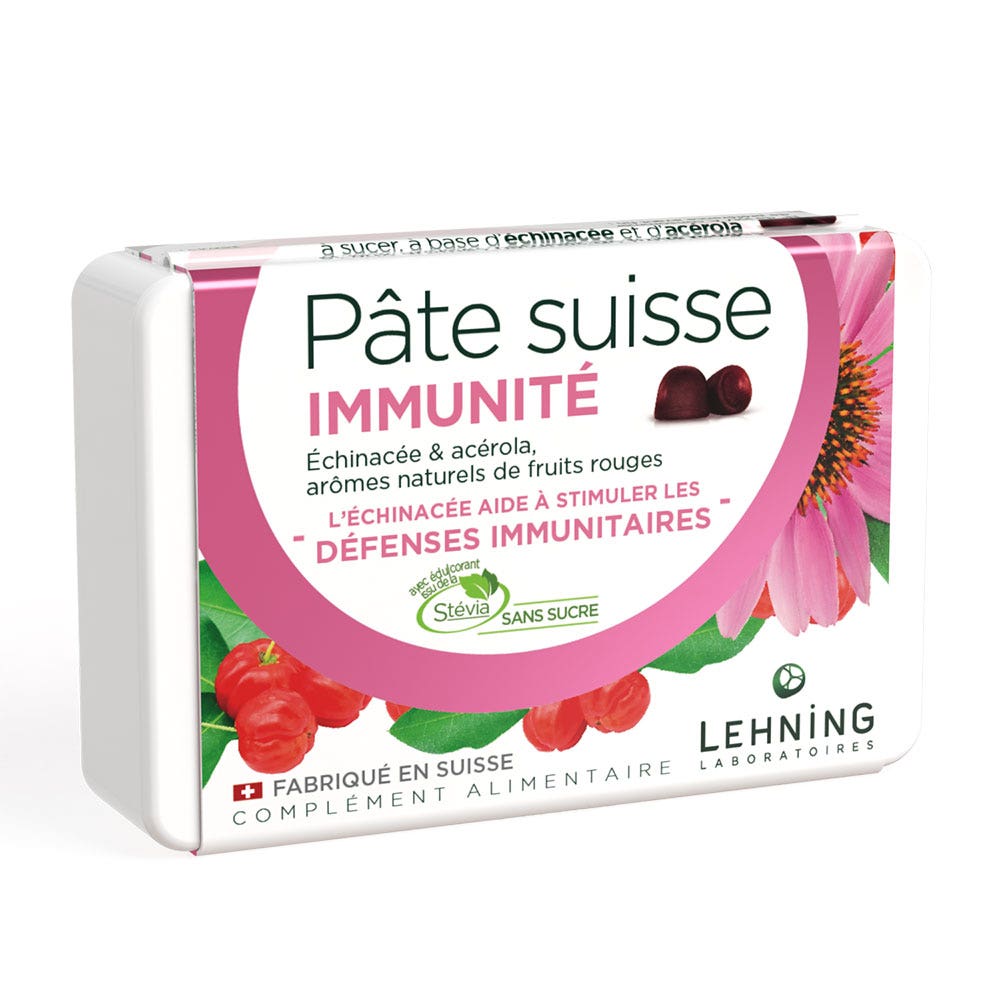 Lehning Swiss Immune Defence Paste Echinacea And Acerola x40 erasers
