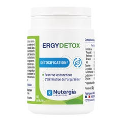 Nutergia Ergydetox X 60 Capsules Détoxification 60 Gélules
