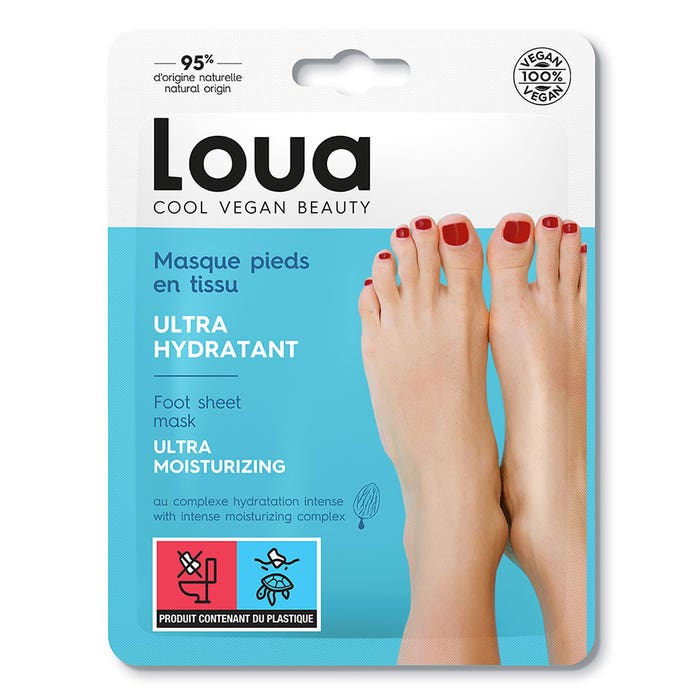 Ultra-Moisturizing Foot Mask x1 very dry skin Loua