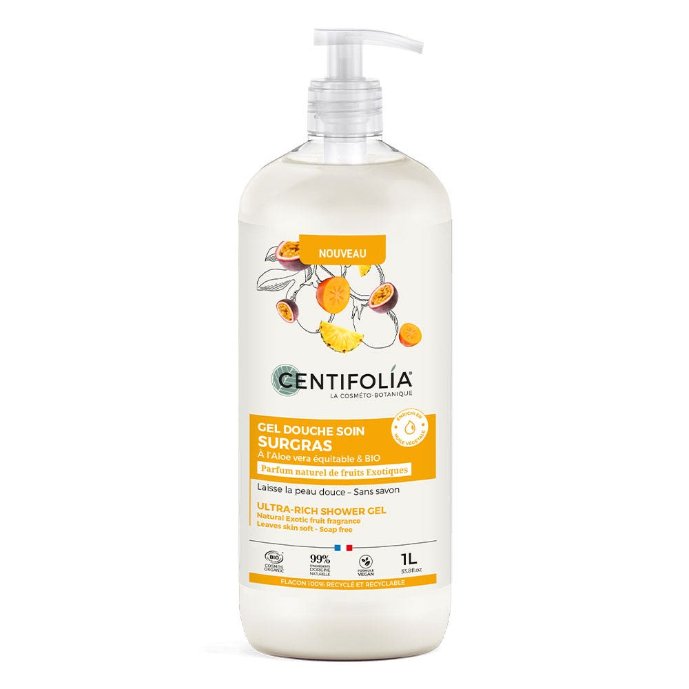 Centifolia Organic Exotic Fruit Surgras Shower Gel 1l