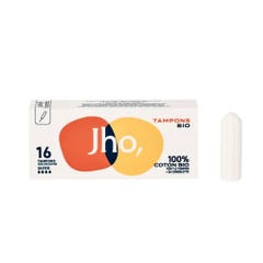 Jho Applicatorless pads In organic cotton x16