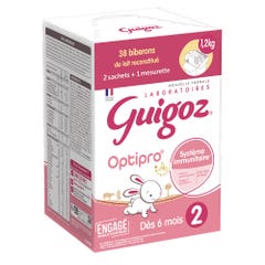 Guigoz Optipro Milk Powder 2 From 6 months 1.2kg