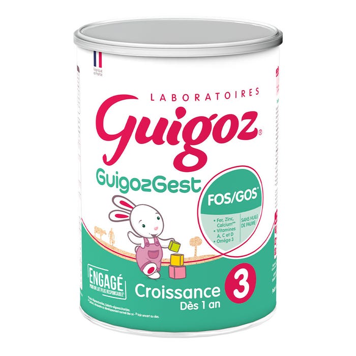 Growth 3 Milk Powder 800g Guigozgest From 1 Year Guigoz