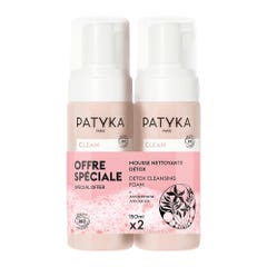 Patyka Clean Bioes Detox Cleansing Foam 2x150ml