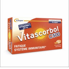 Vitascorbol Vitamin C 500mg Goût Orange 24 chewable tablets