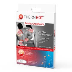 Bausch&Lomb Thermhot Thermhot Patchs 2 Heating Patches Neck/back/shoulder/wrist x2