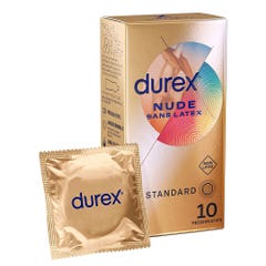 Durex Nude Condoms Latex Free X8 Sans Latex x10