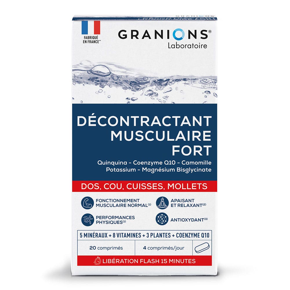 Granions Strong muscle relaxant 20 tablets