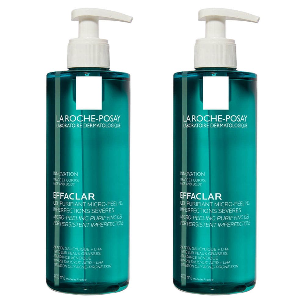 La Roche-Posay Effaclar Micropeeling Gel 2x400ml