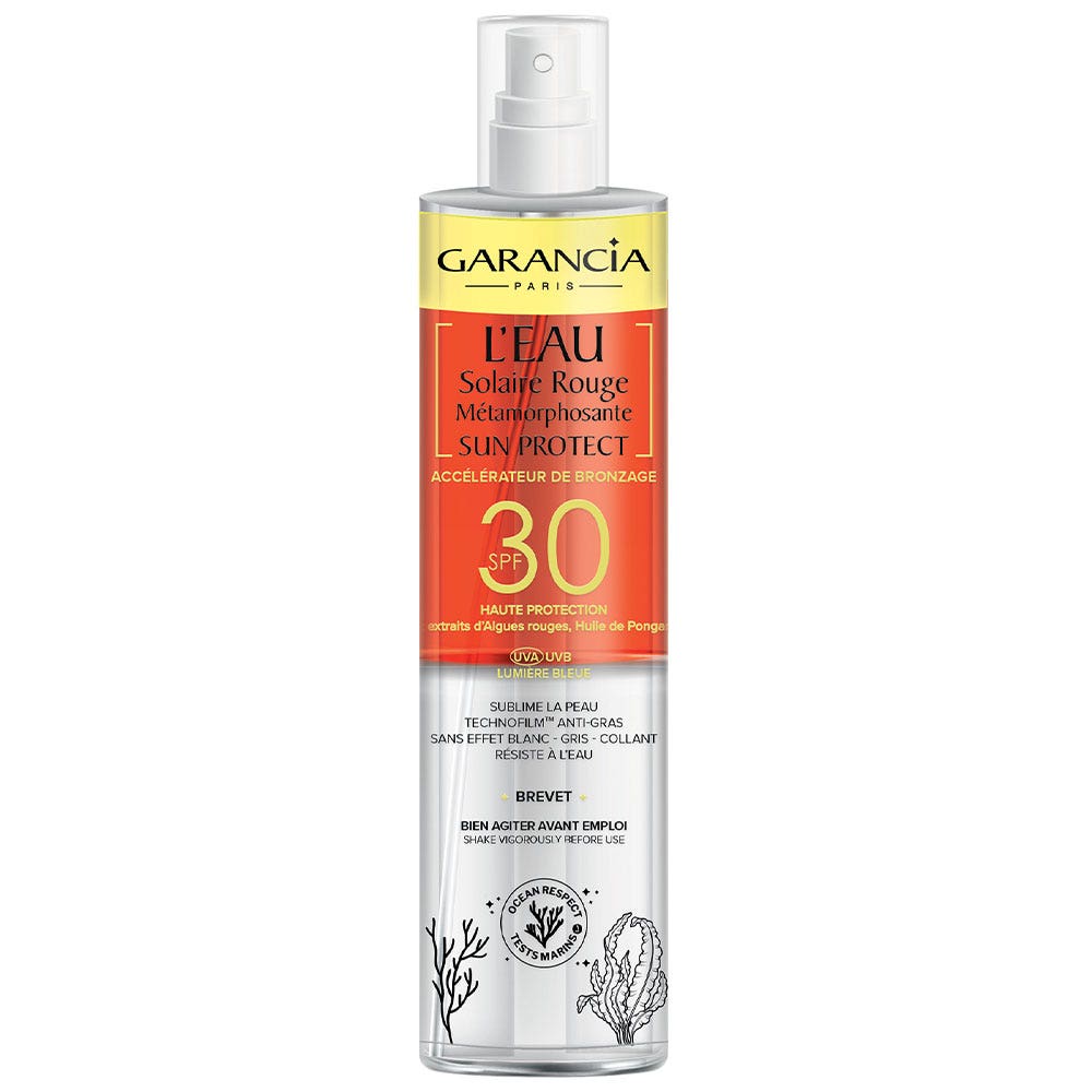 Garancia Sun Protect Transforming Red Sunscreen SPF30 Tanning Accelerator 150ml