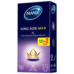 Manix King Size Maximum Confort Condoms x14
