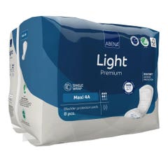 Abena Light Women's Adhesive Protection 5G 16x42cm Maxi 4A Moderate incontinence x8