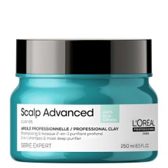 L'Oréal Professionnel Scalp Advanced Professional clay 2-in-1 shampoo and mask 250ml