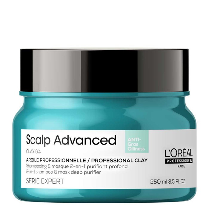 Professional clay 2-in-1 shampoo and mask 250ml Scalp Advanced L'Oréal Professionnel