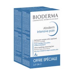 Bioderma Atoderm Intensive Superfatted Cleansing Bar Peaux sèches 2x150g