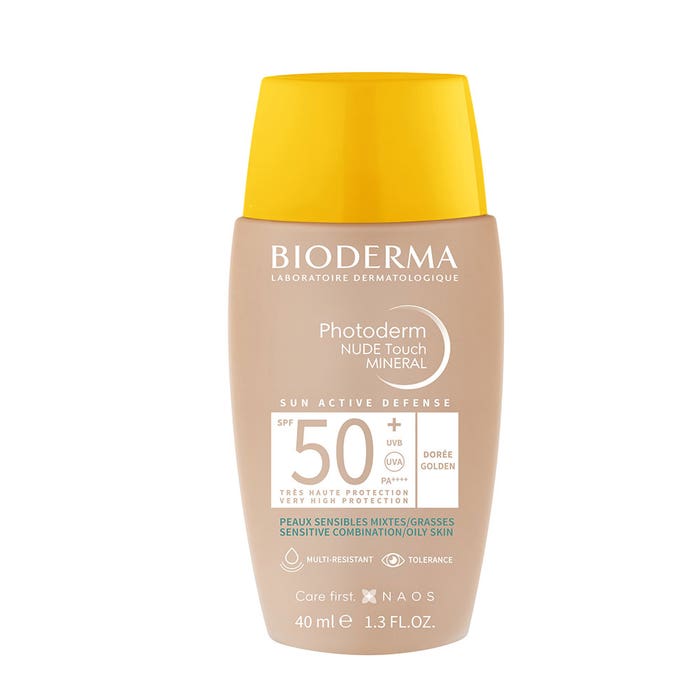 Bioderma Photoderm Photoderm Nude Touch Skin Suncare Spf50+ Combination To Oily Skins Bioderma NUDE Touch 40ml