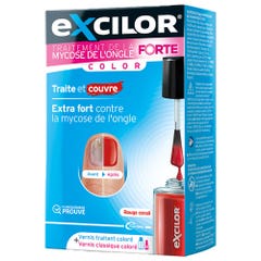 Excilor Treatment of nail fungus Forte Color Rouge Corail 30ml