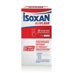 Isoxan Actiflash Physical and mental performance 28 Effervescent tablets