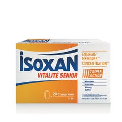 Isoxan Senior Vitality Energy, memory and concentration 20 tablets