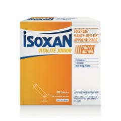 Isoxan Isoxan Junior 20 Sticks Energie, santé des os et apprentissage 20 Sticks