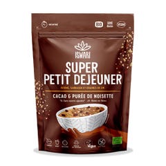 Iswari Super Petit Déjeuner Super Breakfast Organic Cocoa and Hazelnut Puree 360g