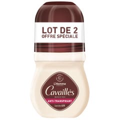 Rogé Cavaillès Absorb + L'Homme 48H Anti-Perspirant Deodorants 2x50ml