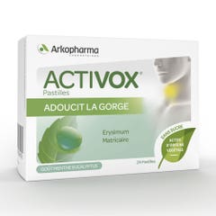 Arkopharma Sugar Free Lozenges X 24 Mint Eucalyptus Flavour Activox x 24 pastilles