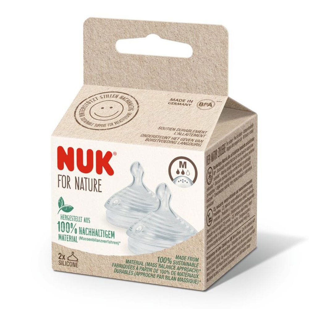 Nuk Nature Sense Silicone teats x2