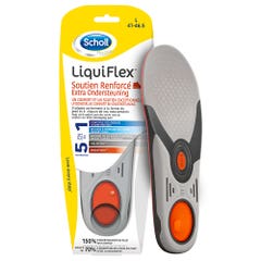 Scholl LiquiFlex L'Homme Reinforced Support Insoles Size 41-46.5