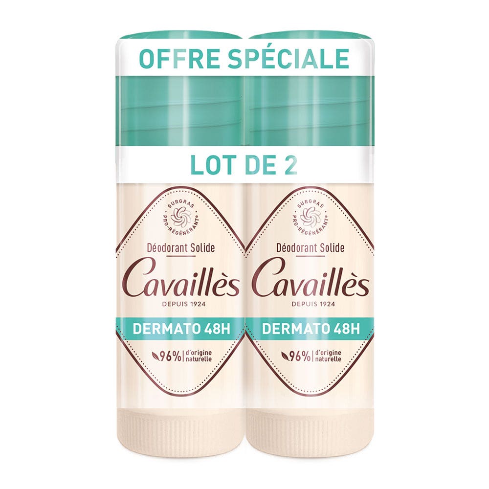 Rogé Cavaillès Dermato 48H Deodorants Stick 2x40 ml