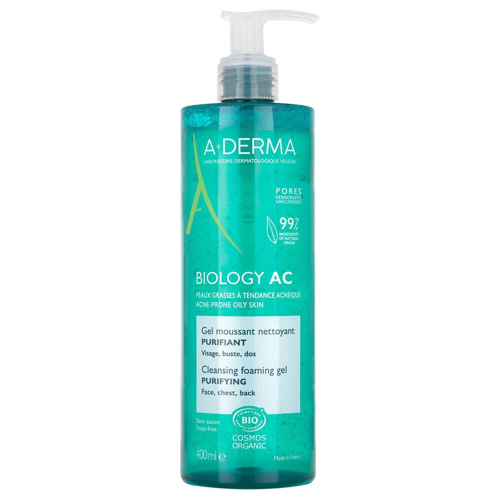 A-Derma Biology AC Purifying Foaming Gel Acne-prone skin 400ml