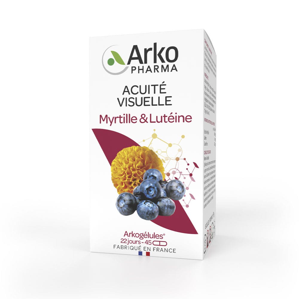 Arkopharma Arkocapsules Arkogelules Arkoluteine 45 Capsules 45 Gélules