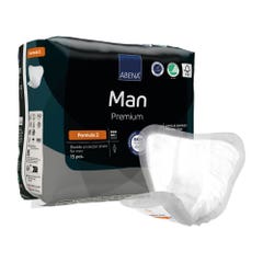 Abena Man Protection urinaire adhésive homme 5G 29x23cm Formula 2 Moderate Incontinence x15