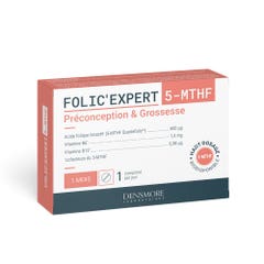 Densmore Folic'expert Folic acid (5-MTHF) Preconception and pregnancy 30 tablets