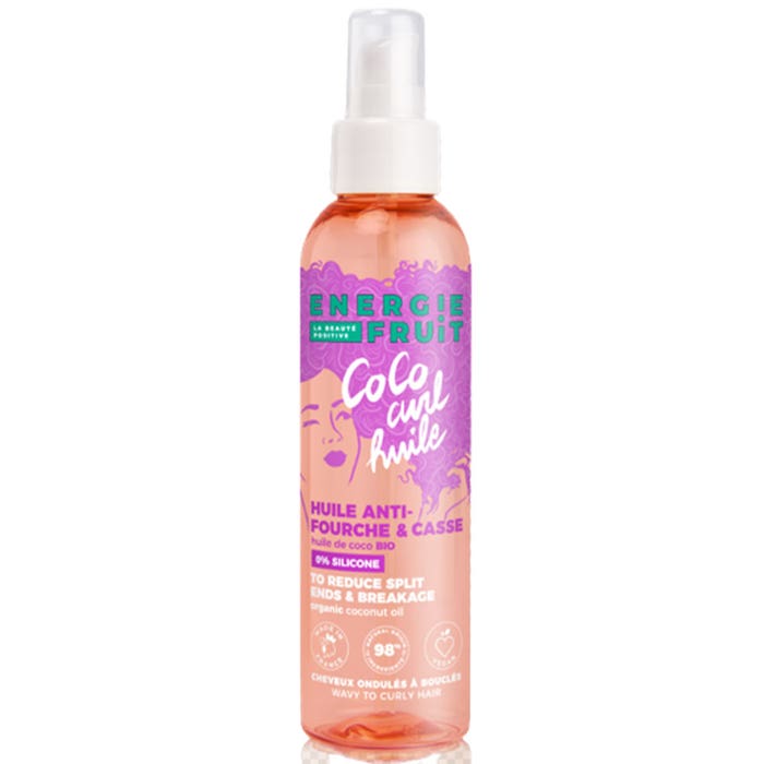 Energie Fruit Coco Curl Anti-Fork & Breakage Oil Wavy to curly hair 150ml