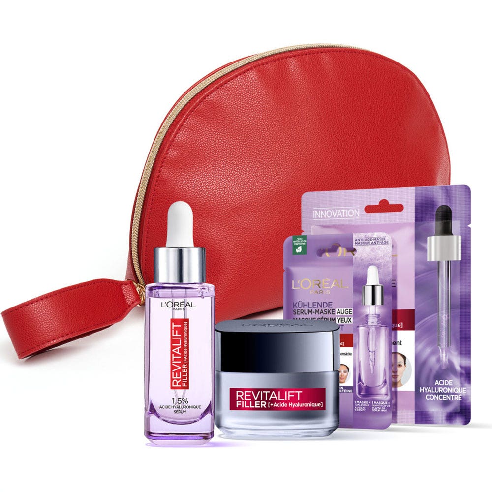 L'Oréal Paris Revitalift Filler Plumping & Hydrating Hyaluronic Acid Routine Kits 30ML