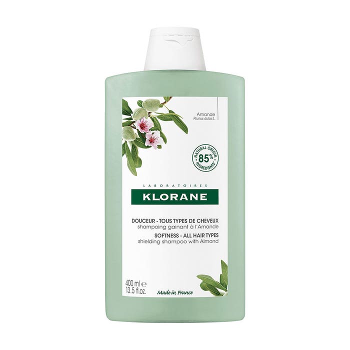 Softening Shampoo With Almond Milk 400ml Amande Tous types de cheveux Klorane