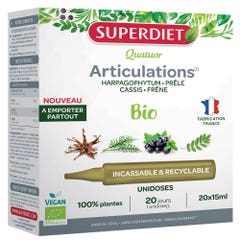 Superdiet Organic Harpagophytum for Joints' Health 20 Ampoules