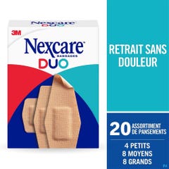 Nexcare Sets of Plasters Duo 24-hour hold x20