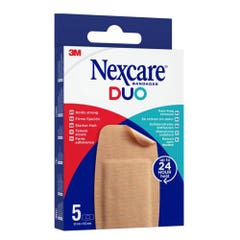 Nexcare Maxi Plasters Duo 24-hour hold x5