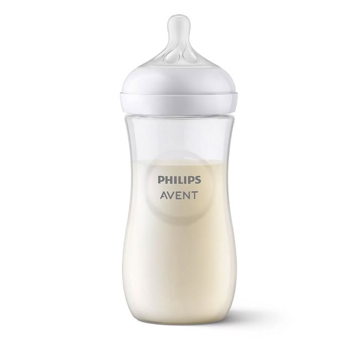 Avent Natural Plastic Feeding Bottle Response 3 Months and over 330ml
