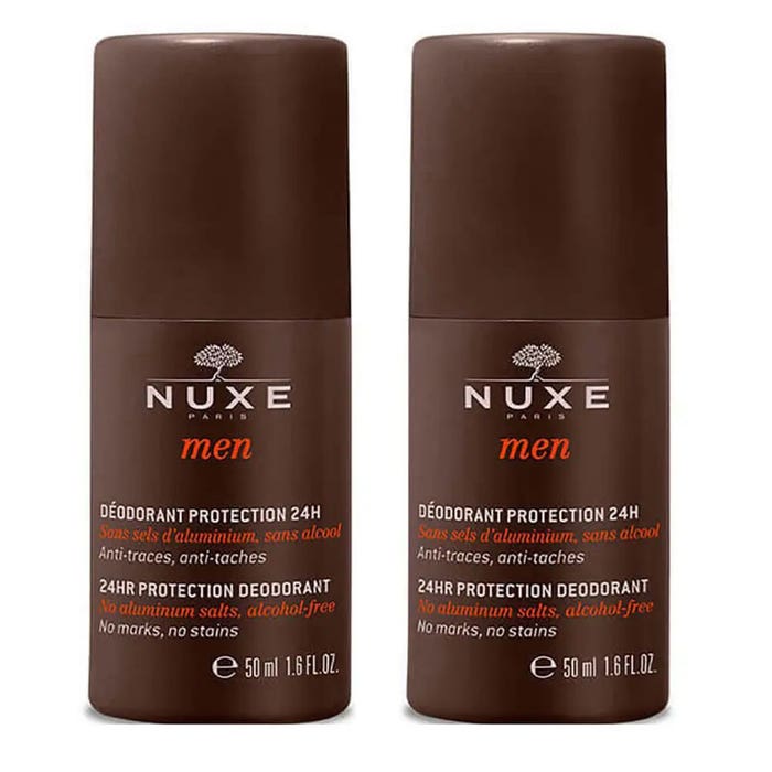 Nuxe Men 24hr Protection Deodorant 2x50ml